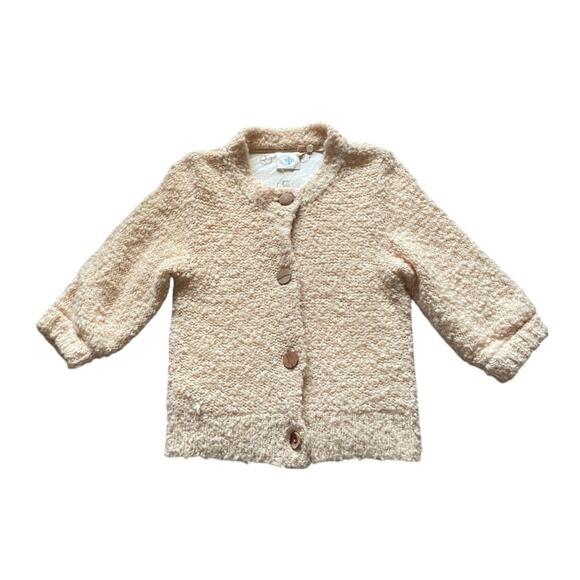 HWR Womens/Teen Sweater Size Small Mohair Wool blend Wood buttons Anthropologie - Picture 1 of 9